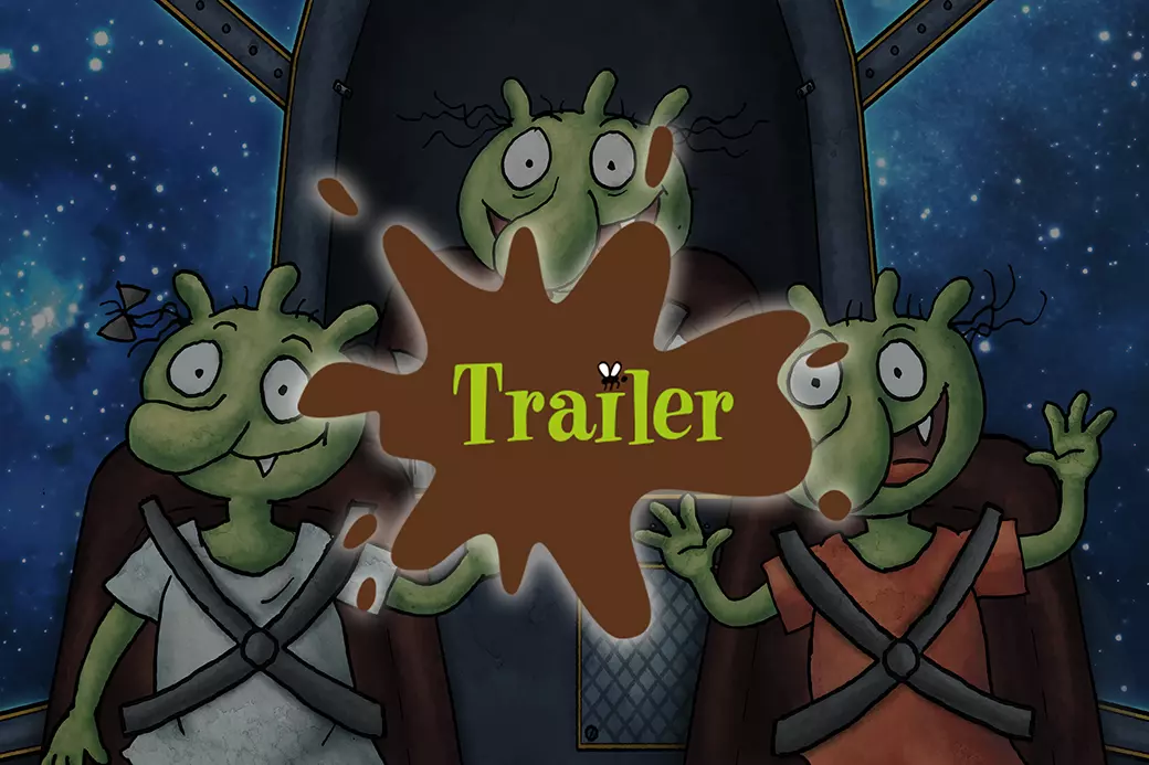 Trailer steht in einem Matschfleck